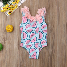 Carregar imagem no visualizador da galeria, Maiô Baby Melancia com Babado | Fofurinha Store