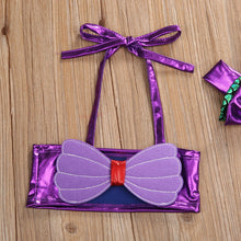 Carregar imagem no visualizador da galeria, Biquini Baby Sereia com Tiara | Fofurinha Store